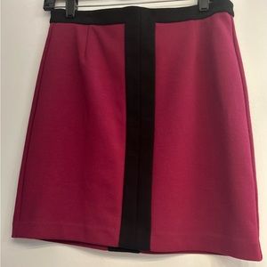 Hot Pink and Black Skirt by Laundry Shelli Segal